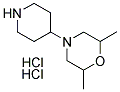 2,6-DIMETHYL-4-PIPERIDIN-4-YL-MORPHOLINE DIHYDROCHLORIDE Struktur