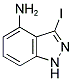 4-AMINO-3-IODO (1H)INDAZOLE Struktur