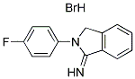 2-(4-FLUOROPHENYL)ISOINDOLIN-1-IMINE HYDROBROMIDE Struktur