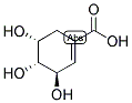 (3R,4R,5R)-3,4,5-TRIHYDROXY-CYCLOHEX-1-ENECARBOXYLIC ACID Struktur