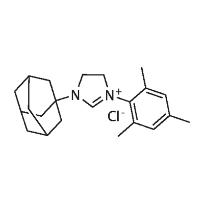 1-(1-ADAMANTYL)-3-(2,4,6-TRIMETHYLPHENYL)-4,5-DIHYDROIMIDAZOLIUM CHLORIDE Struktur