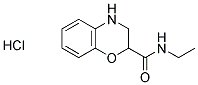 N-ETHYL-3,4-DIHYDRO-2H-1,4-BENZOXAZINE-2-CARBOXAMIDE HYDROCHLORIDE Struktur