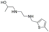 1-((2-(((5-METHYLTHIEN-2-YL)METHYL)AMINO)ETHYL)AMINO)PROPAN-2-OL Struktur