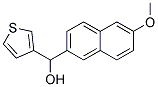 6-METHOXY-2-NAPHTHYL-(3-THIENYL)METHANOL Struktur