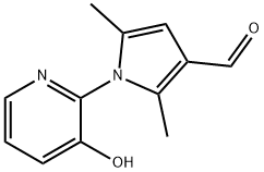 1-(3-HYDROXY-PYRIDIN-2-YL)-2,5-DIMETHYL-1H-PYRROLE-3-CARBALDEHYDE Struktur