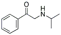 2-ISOPROPYLAMINO-1-PHENYL-ETHANONE Struktur