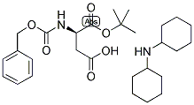 N-ALPHA-CARBOBENZOXY-D-ASPARTIC ACID ALPHA-T-BUTYL ESTER DICYCLOHEXYLAMONIUM SALT Struktur