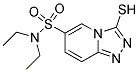 N,N-DIETHYL-3-MERCAPTO[1,2,4]TRIAZOLO[4,3-A]PYRIDINE-6-SULFONAMIDE Struktur