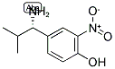 4-((1S)-1-AMINO-2-METHYLPROPYL)-2-NITROPHENOL Struktur