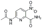 6-(ACETYLAMINO)-3-NITROPYRIDINE-2-CARBOXAMIDE Struktur