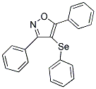 3,5-DIPHENYL-4-PHENYLSELANYLISOXAZOLE Struktur