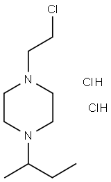 1-(2-BUTYL)-4-(2-CHLORO-ETHYL)-PIPERAZINE 2 HCL Struktur