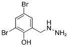 3,5-DIBROMO-2-HYDROXY-BENZYL-HYDRAZINE Struktur