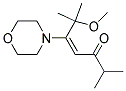 6-METHOXY-2,6-DIMETHYL-5-MORPHOLIN-4-YL-HEPT-4-EN-3-ONE Struktur