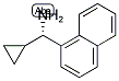 (1S)CYCLOPROPYLNAPHTHYLMETHYLAMINE Struktur