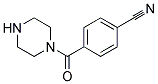 4-(PIPERAZIN-1-YLCARBONYL)BENZONITRILE Struktur