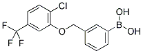 3-((2'-CHLORO-5'-(TRIFLUOROMETHYL)PHENOXY)METHYL)PHENYLBORONIC ACID Struktur