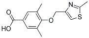 3,5-DIMETHYL-4-[(2-METHYL-1,3-THIAZOL-4-YL)METHOXY]BENZOIC ACID Struktur