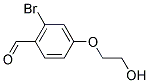 2-BROMO-4-(2-HYDROXYETHOXY)BENZALDEHYDE Struktur