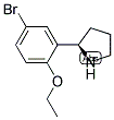 2-((2R)PYRROLIDIN-2-YL)-4-BROMO-1-ETHOXYBENZENE Struktur