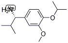 (1S)-1-[3-METHOXY-4-(METHYLETHOXY)PHENYL]-2-METHYLPROPYLAMINE Struktur