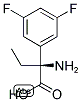 (2S)-2-AMINO-2-(3,5-DIFLUOROPHENYL)BUTANOIC ACID Struktur