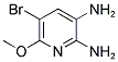 5-BROMO-6-METHOXYPYRIDINE-2,3-DIAMINE Struktur