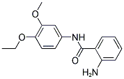 2-AMINO-N-(4-ETHOXY-3-METHOXYPHENYL)BENZAMIDE Struktur