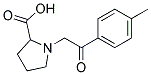 1-[2-(4-METHYLPHENYL)-2-OXOETHYL]PYRROLIDINE-2-CARBOXYLIC ACID Struktur