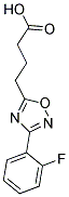 4-[3-(2-FLUOROPHENYL)-1,2,4-OXADIAZOL-5-YL]BUTANOIC ACID Struktur