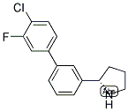 (2S)-2-[3-(4-CHLORO-3-FLUOROPHENYL)PHENYL]PYRROLIDINE Struktur