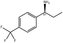 (1S)-1-[4-(TRIFLUOROMETHYL)PHENYL]PROPYLAMINE Struktur