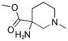 3-AMINO-1-METHYL-PIPERIDINE-3-CARBOXYLIC ACID METHYL ESTER Struktur