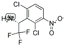 (1R)-1-(2,6-DICHLORO-3-NITROPHENYL)-2,2,2-TRIFLUOROETHYLAMINE Struktur