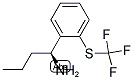 (1S)-1-[2-(TRIFLUOROMETHYLTHIO)PHENYL]BUTYLAMINE Struktur