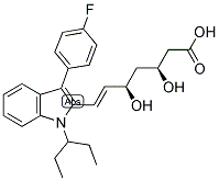 1-ETHYLPROPYL FLUVASTATIN ANALOGUE Struktur