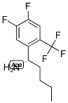 (1S)-1-[4,5-DIFLUORO-2-(TRIFLUOROMETHYL)PHENYL]PENTYLAMINE Struktur