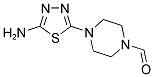 4-(5-AMINO-1,3,4-THIADIAZOL-2-YL)PIPERAZINE-1-CARBALDEHYDE Struktur