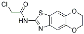 2-CHLORO-N-6,7-DIHYDRO[1,4]DIOXINO[2,3-F][1,3]BENZOTHIAZOL-2-YLACETAMIDE Struktur