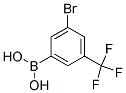 3-BROMO-5-(TRIFLUOROMETHYL)BENZENEBORONIC ACID Struktur