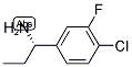 (1S)-1-(4-CHLORO-3-FLUOROPHENYL)PROPYLAMINE Struktur