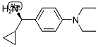 [4-((1R)AMINOCYCLOPROPYLMETHYL)PHENYL]DIETHYLAMINE Struktur