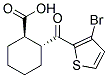 TRANS-2-(3-BROMO-2-THENOYL)CYCLOHEXANE-1-CARBOXYLIC ACID Struktur