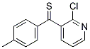 2-CHLORO-3-(4-METHYLTHIOBENZOYL)PYRIDINE Struktur