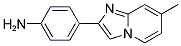 4-(7-METHYLIMIDAZO[1,2-A]PYRIDIN-2-YL)ANILINE Struktur