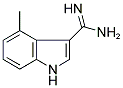 4-METHYLINDOLE-3-CARBOXAMIDINE Struktur