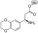 METHYL 3-(2H,3H-BENZO[3,4-E]1,4-DIOXIN-6-YL)(3R)-3-AMINOPROPANOATE Structure