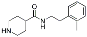 N-[2-(2-METHYLPHENYL)ETHYL]PIPERIDINE-4-CARBOXAMIDE Struktur