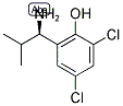 2-((1R)-1-AMINO-2-METHYLPROPYL)-4,6-DICHLOROPHENOL Struktur