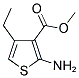 METHYL 2-AMINO-4-ETHYL-3-THIOPHENECARBOXYLATE Struktur